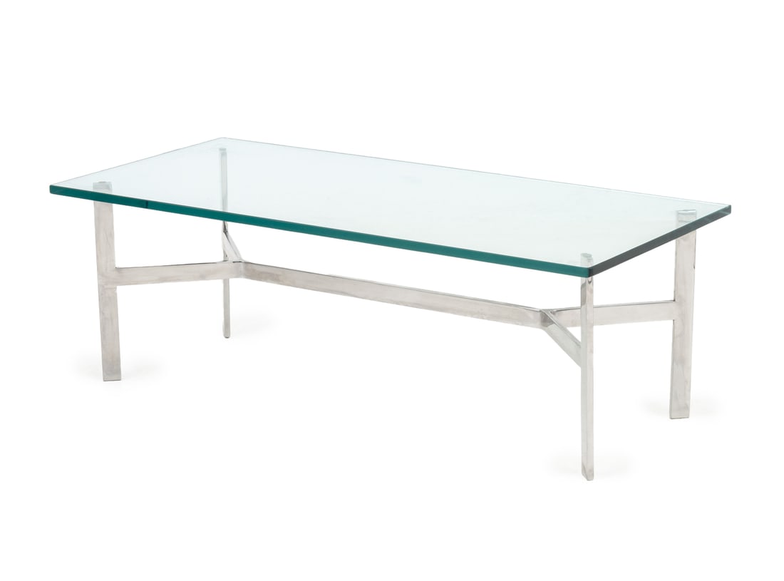 Paul Legeard Style Glass Top Coffee Table (1 of 6)