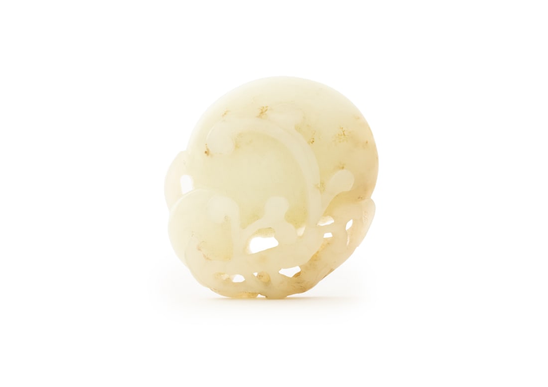 Chinese Carved Jade Mushroom Sculpture (1 of 5)