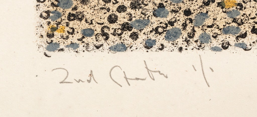 Manfred Schwartz Etretat Lithograph, ca. 1965 - 4