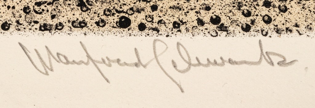 Manfred Schwartz Etretat Lithograph, ca. 1965 - 5