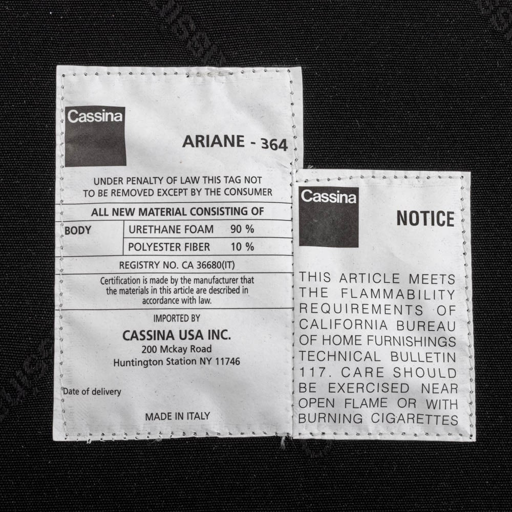 Cassina Ariane Leather Club Chairs, Pair - 5