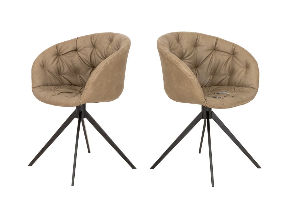 La Seggiola "Cabiria 4G" Chairs, Pair (1 of 6)