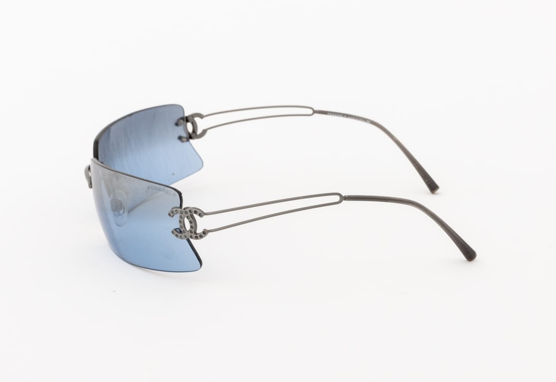 Chanel Blue Lens Sunglasses - 5