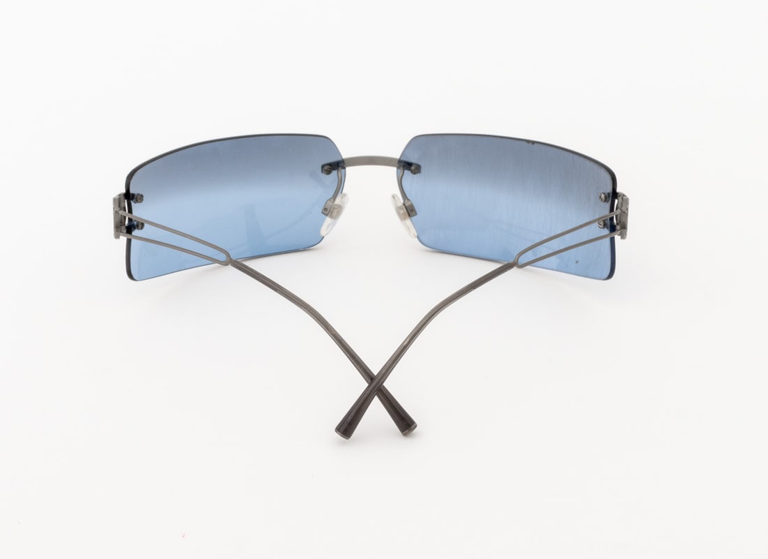 Chanel Blue Lens Sunglasses - 7