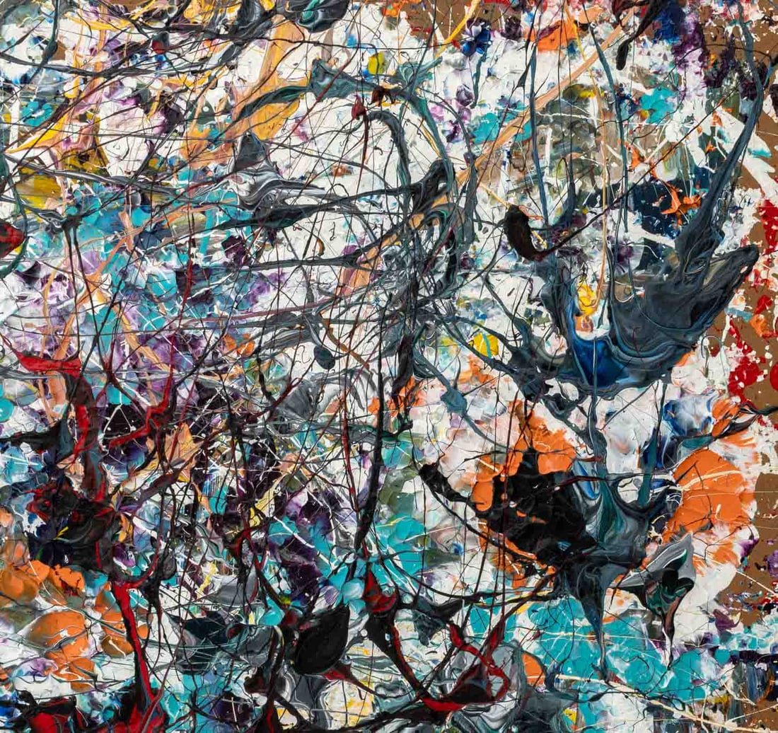 Contemporary Abstract Composition Acrylic - 2