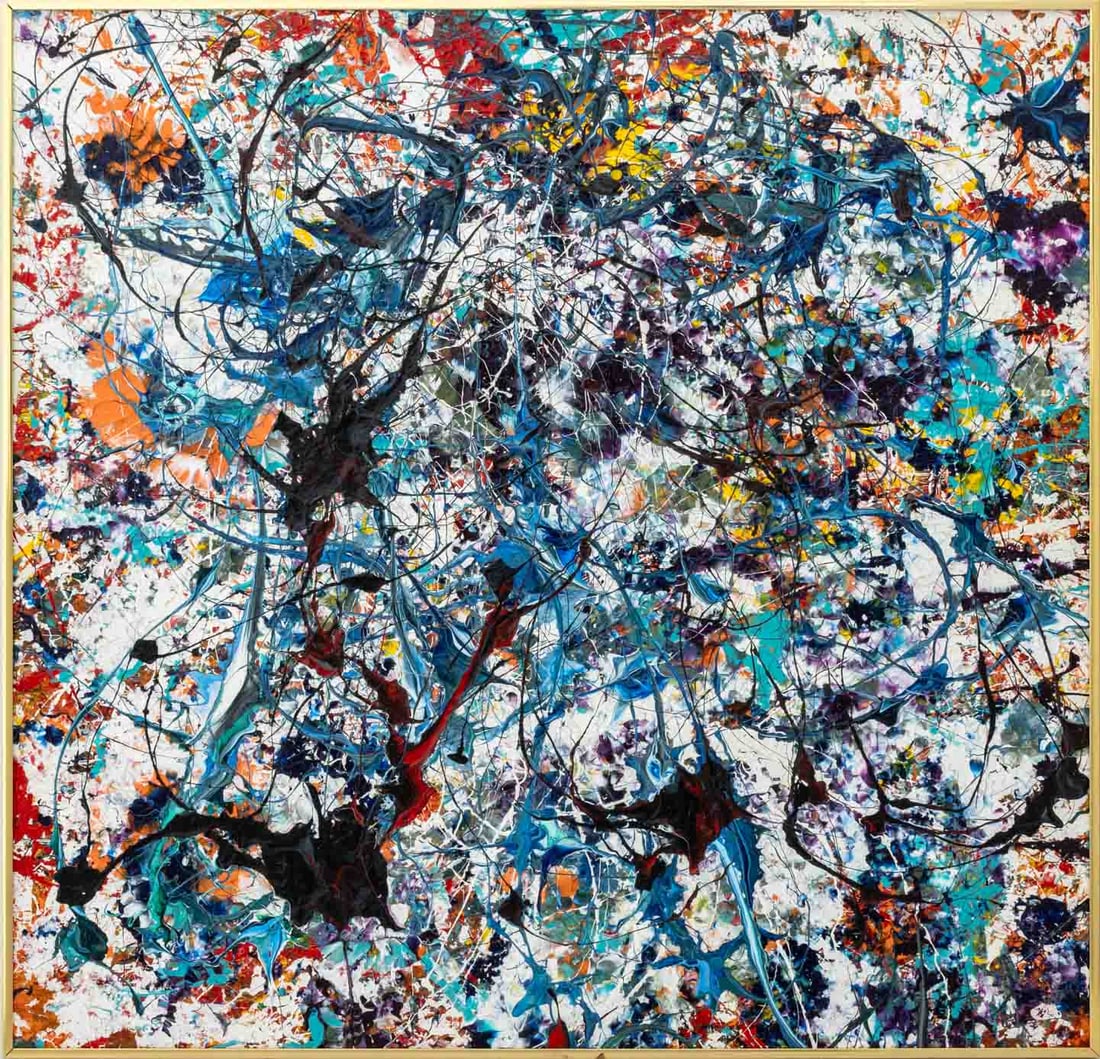 Contemporary Abstraction Composition Acrylic (1 of 8)