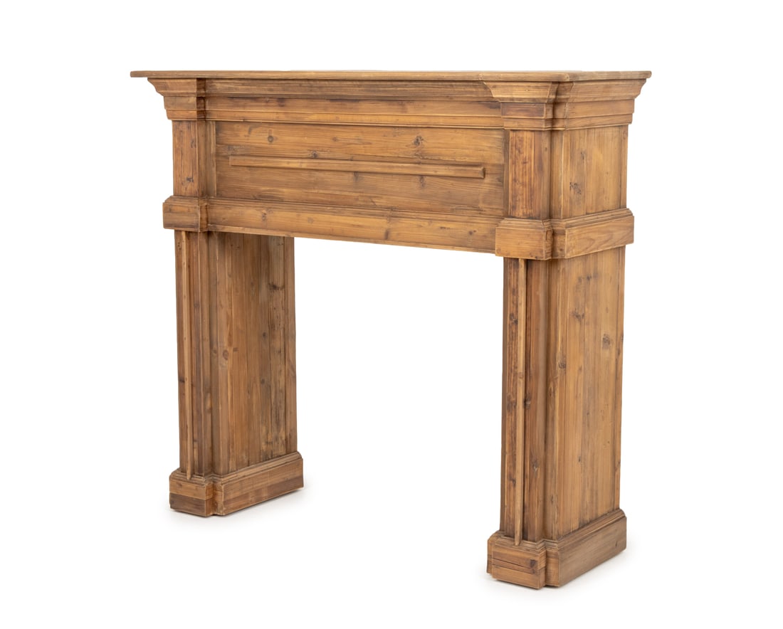 Rustic Wood Oak Fireplace Surround (1 of 9)
