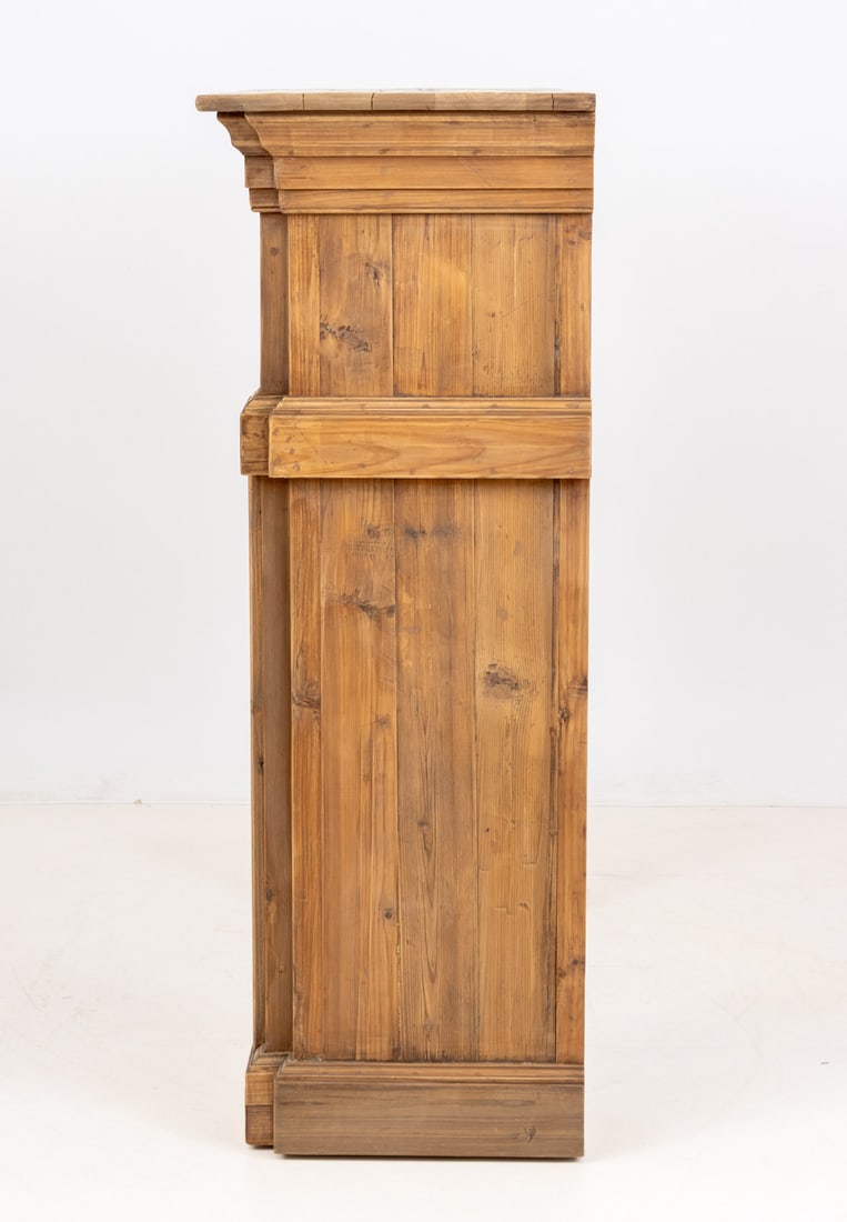 Rustic Wood Oak Fireplace Surround - 8