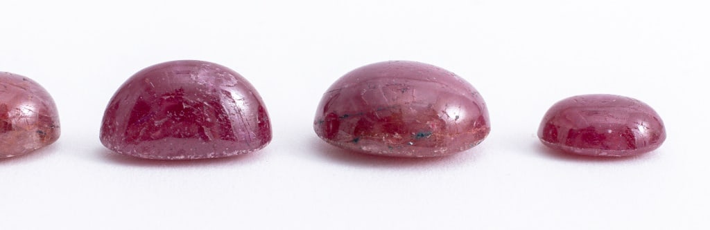 Loose Oval Ruby Cabochons, 73.4 Cttw. - 3