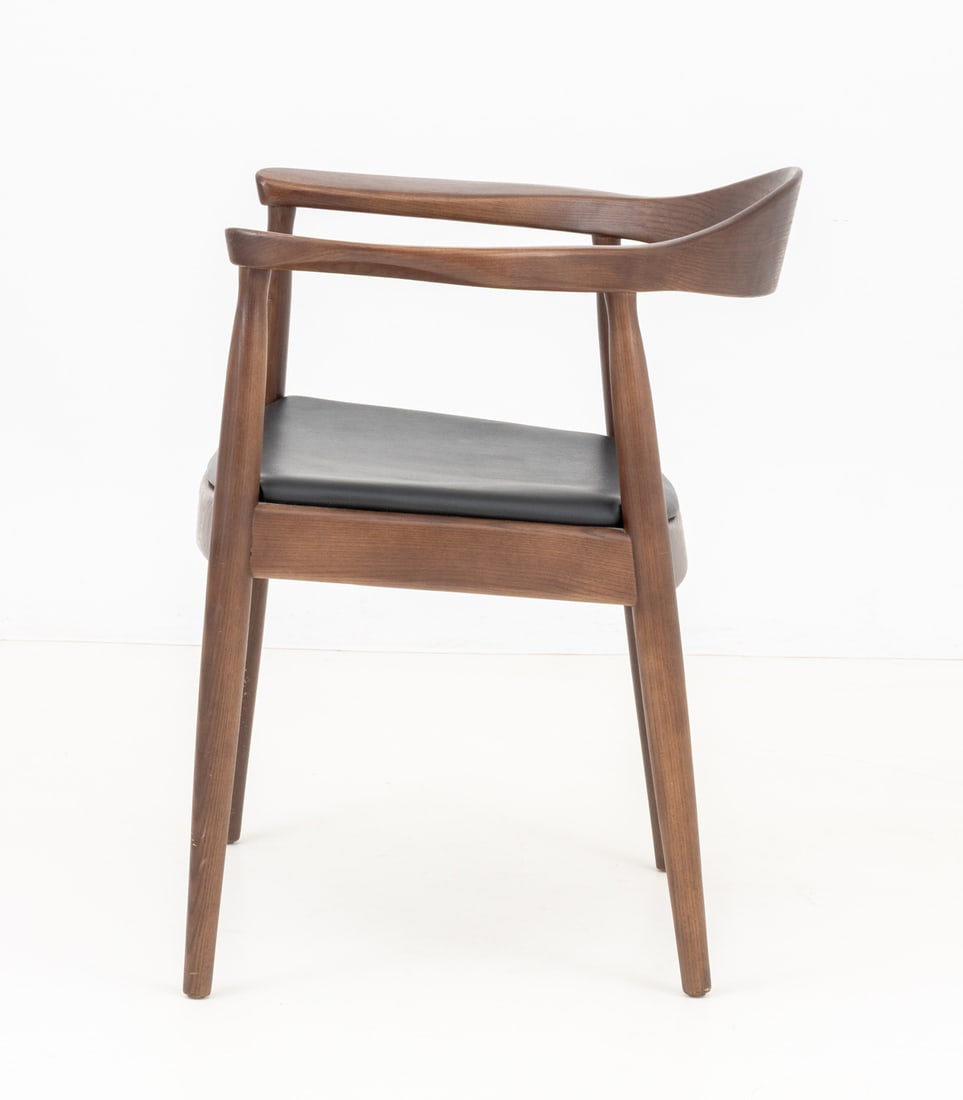 Hans J. Wegner Style Teak Armchair - 5