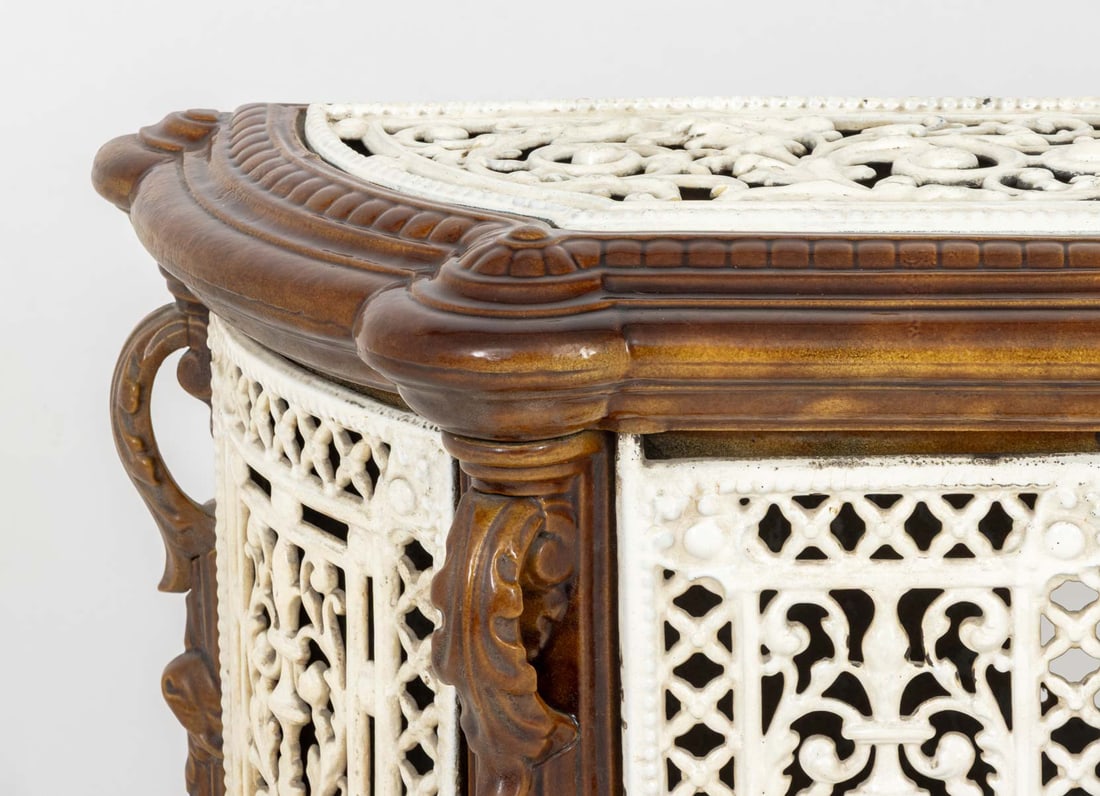 Victorian Cast Iron Radiator Cover - 3