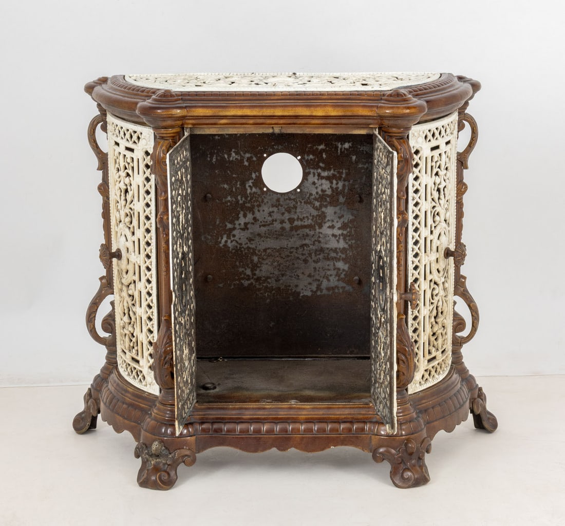 Victorian Cast Iron Radiator Cover - 5