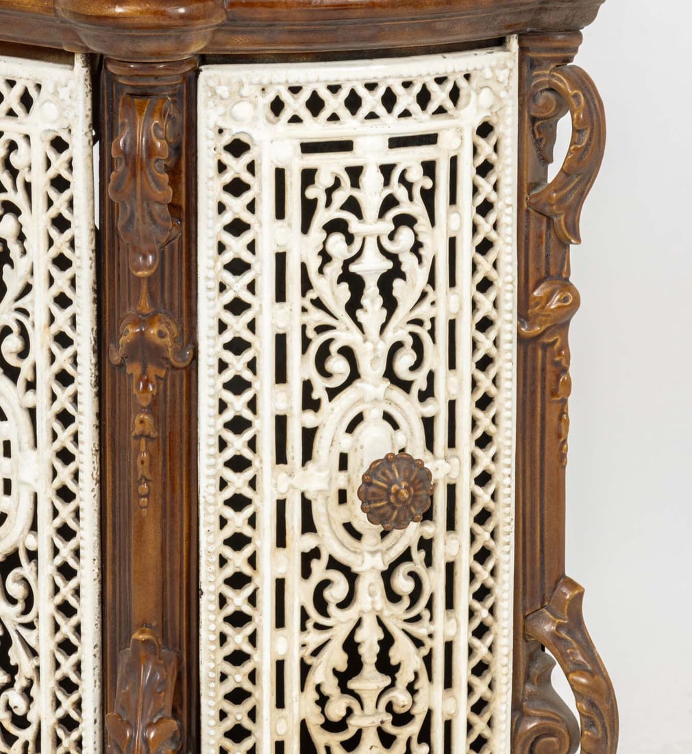 Victorian Cast Iron Radiator Cover - 7