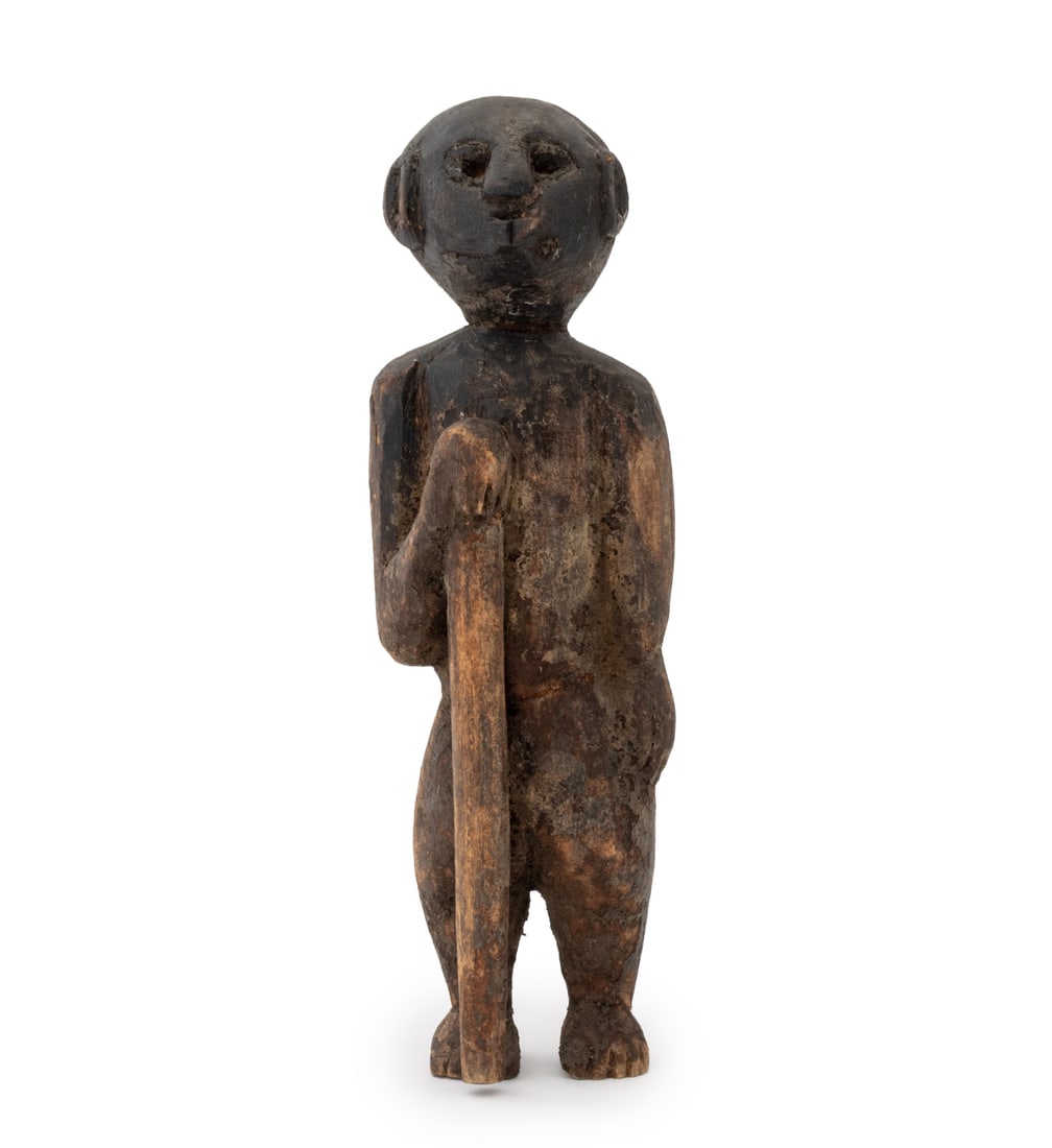 African Hand-Carved Wood Ancestor Figure (1 of 7)
