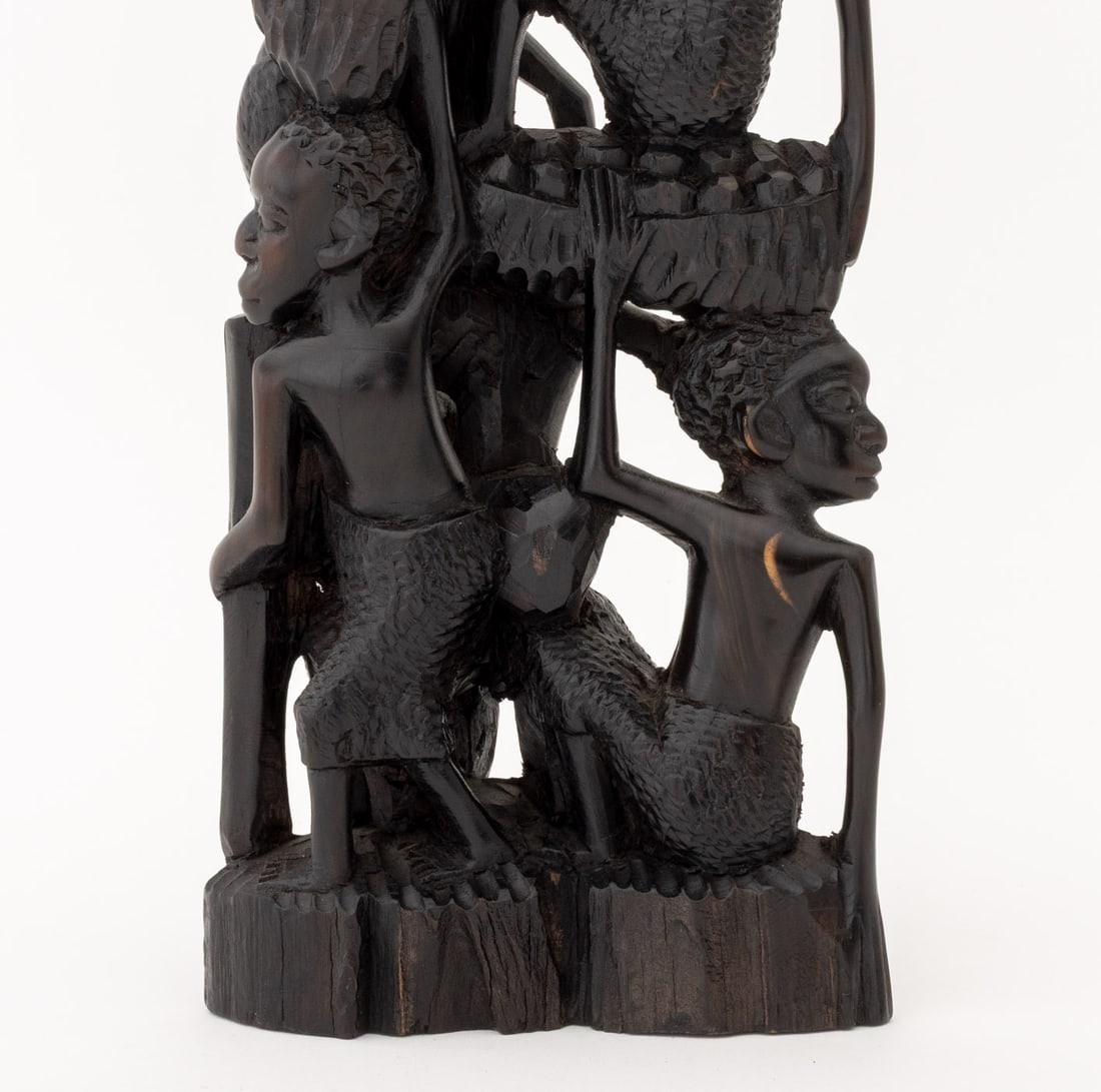 African Makonde Ujamaa Carved Ebony Sculpture - 2