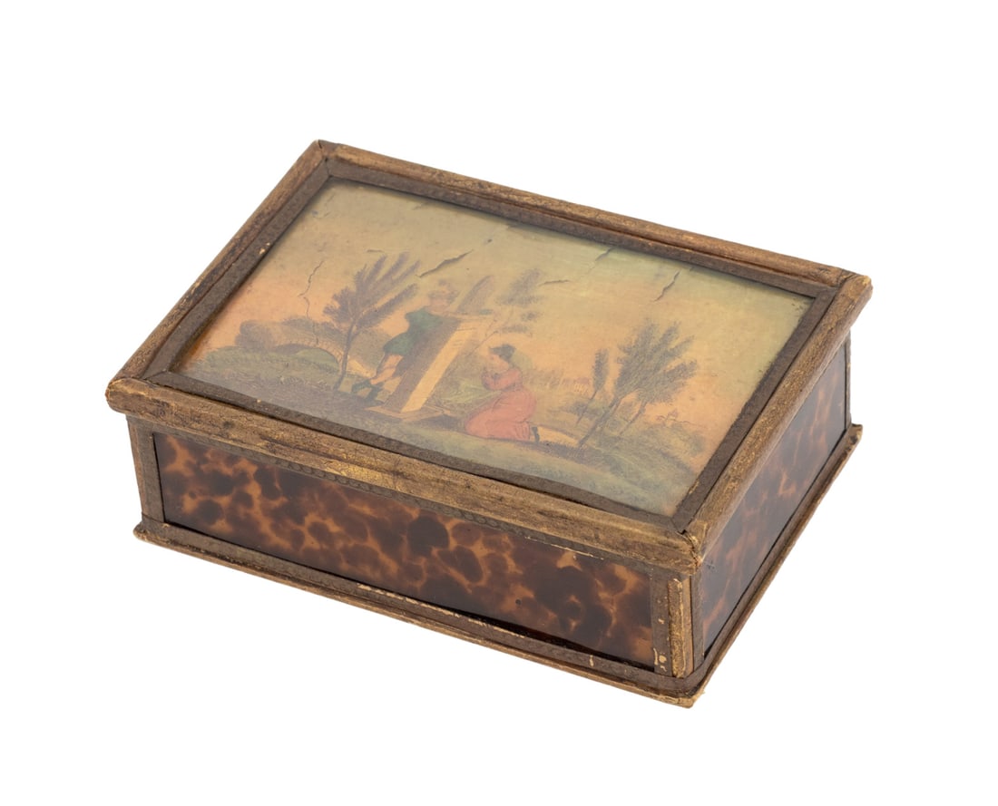 French Paint-Decorated Jewelry Box, 19th C. (1 of 11)