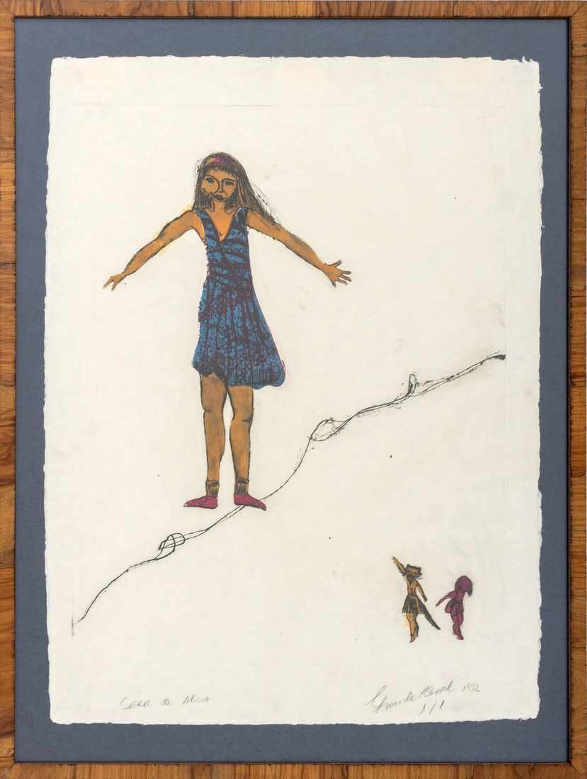 Graciela Cassel "Serie de Alicia" Etching, 1992 (1 of 6)