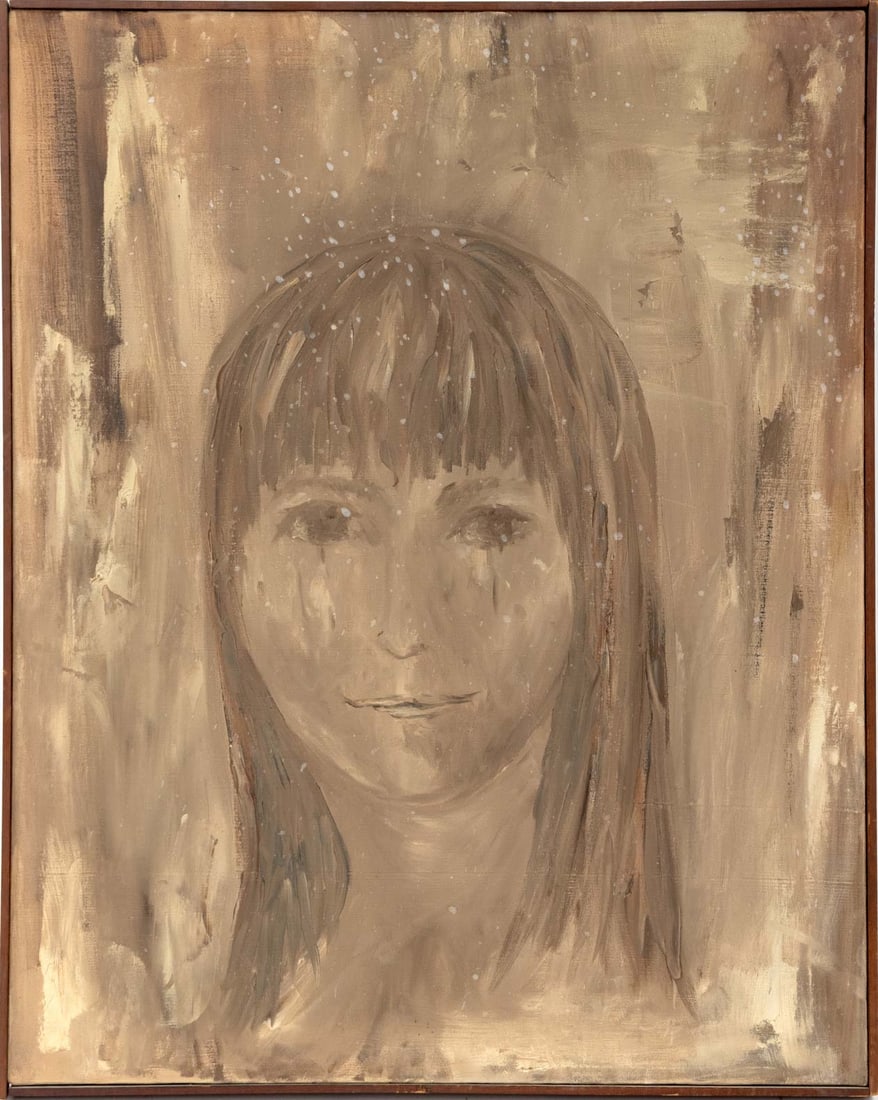 Contemporary Portrait of a Girl Oil on Canvas (1 of 5)