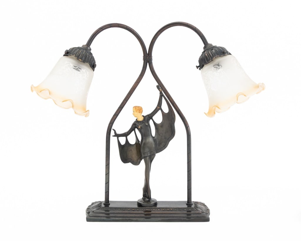 Art Deco Style Figural Sculpture as a Lamp (1 of 7)