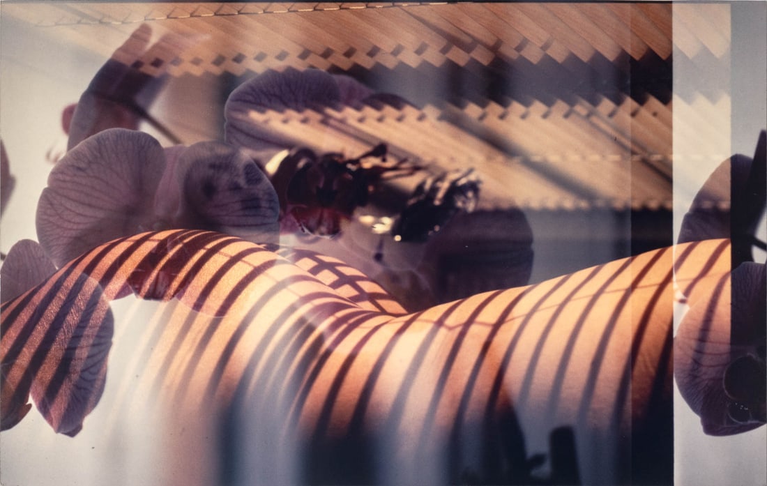 Alan Gilmore Double Exposure Chromogenic Print: Alan Gilmore (American, XX), Double Exposure, Chromogenic Print in Colors, unsigned, mounted on black foam board. 20" H x 31.5" W. Provenance: From a New York City Collection. Keywords: Photography, P