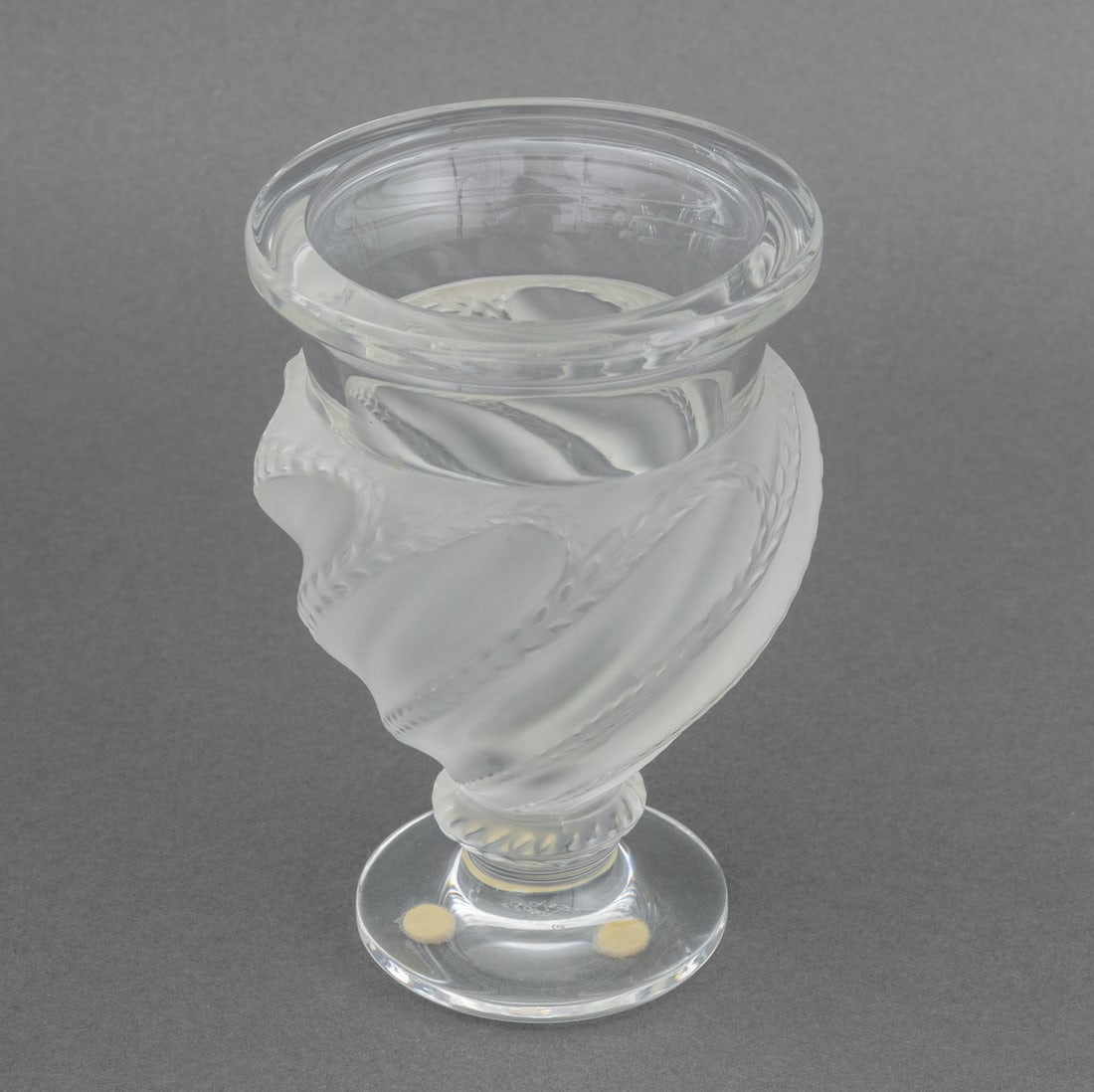 Lalique "Ermenonville" Crystal Vase - 4
