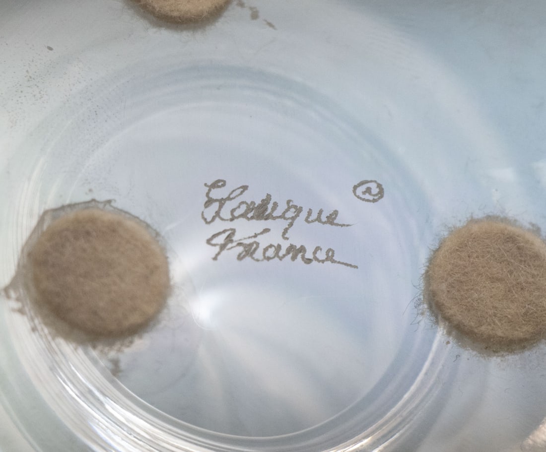 Lalique "Ermenonville" Crystal Vase - 7