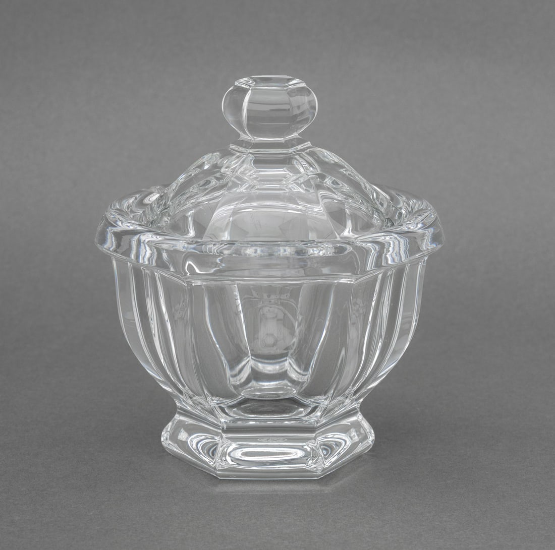 Baccarat Crystal "Harcourt Missouri" Covered Jar (1 of 9)