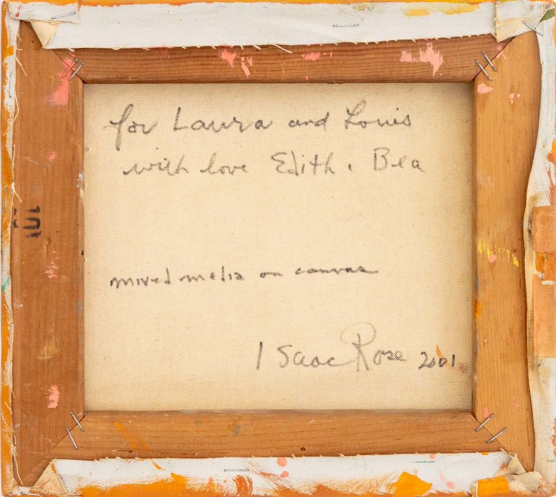 Edith Isaac Rose Abstract Composition Collage - 5