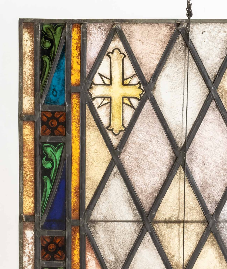 Ecclesiastical Leaded Glass Window Panel - 5