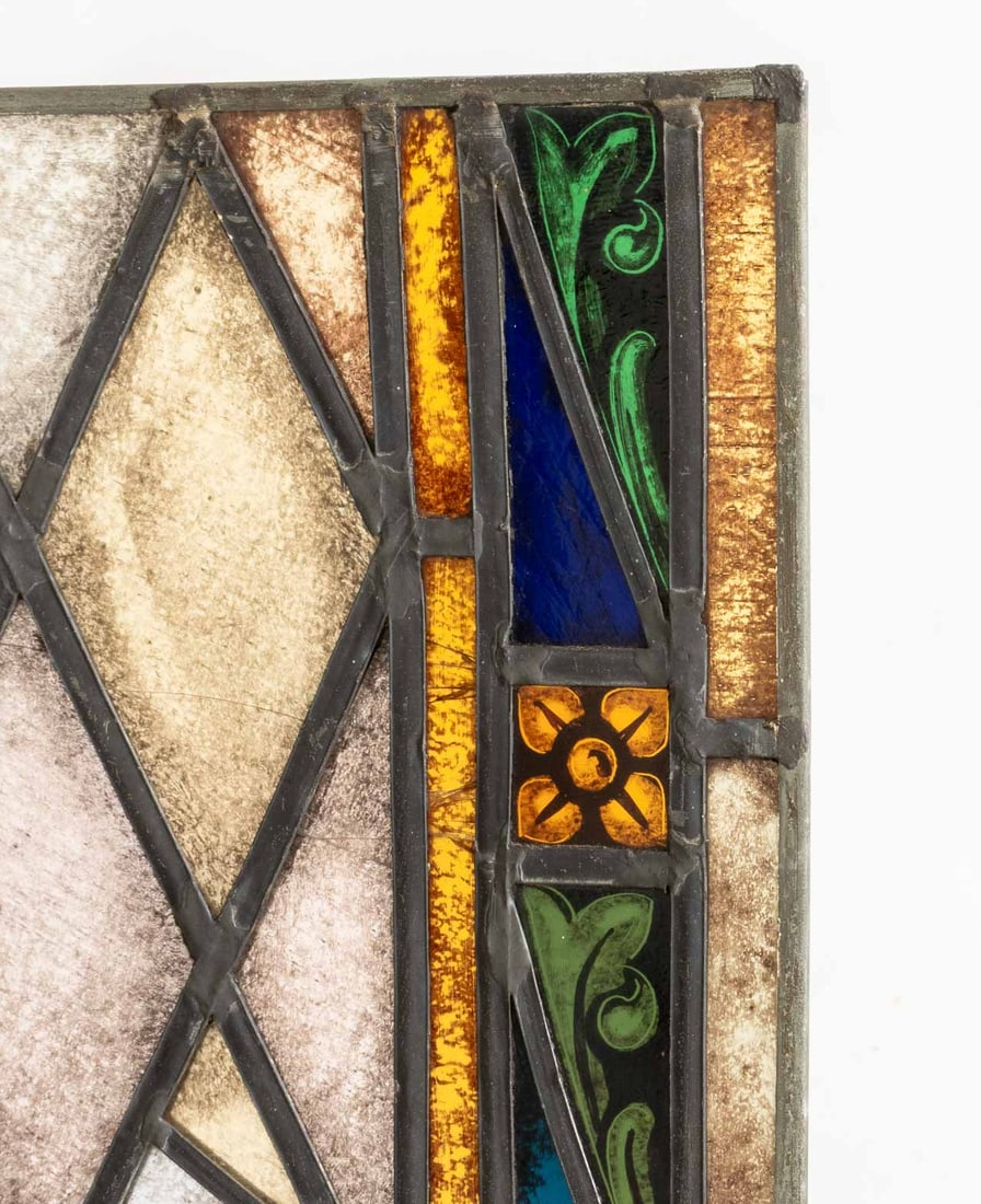 Ecclesiastical Leaded Glass Window Panel - 6