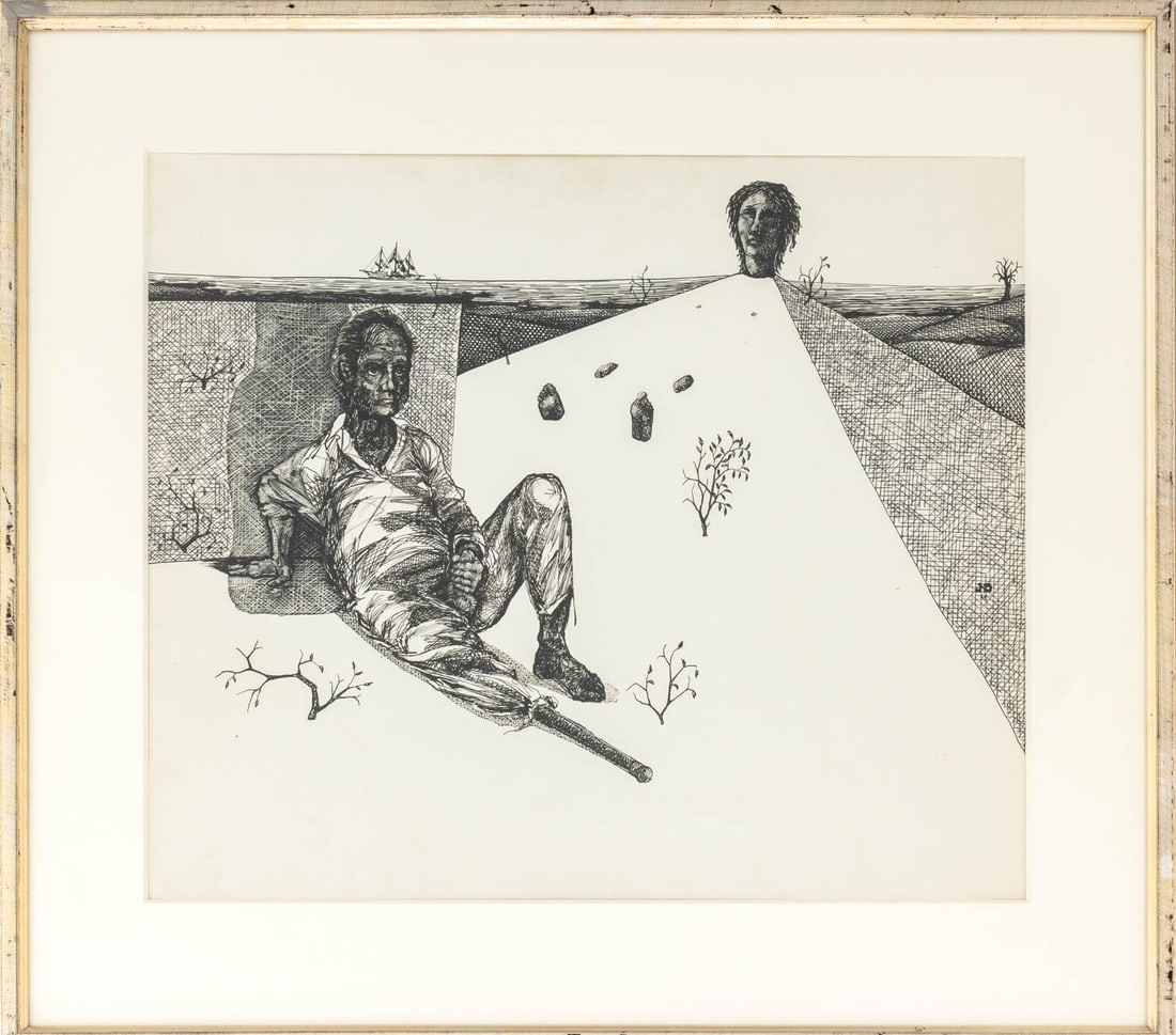 Jean N. Dorobantzou Surrealist Composition Ink (1 of 7)