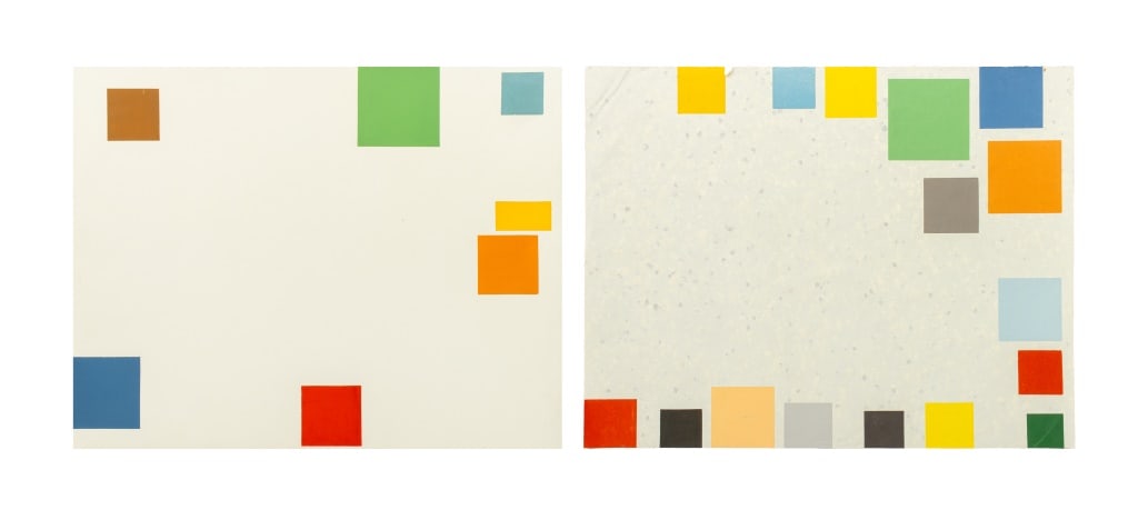 Geometric Compositions Screenprints in Colors, 2 (1 of 5)