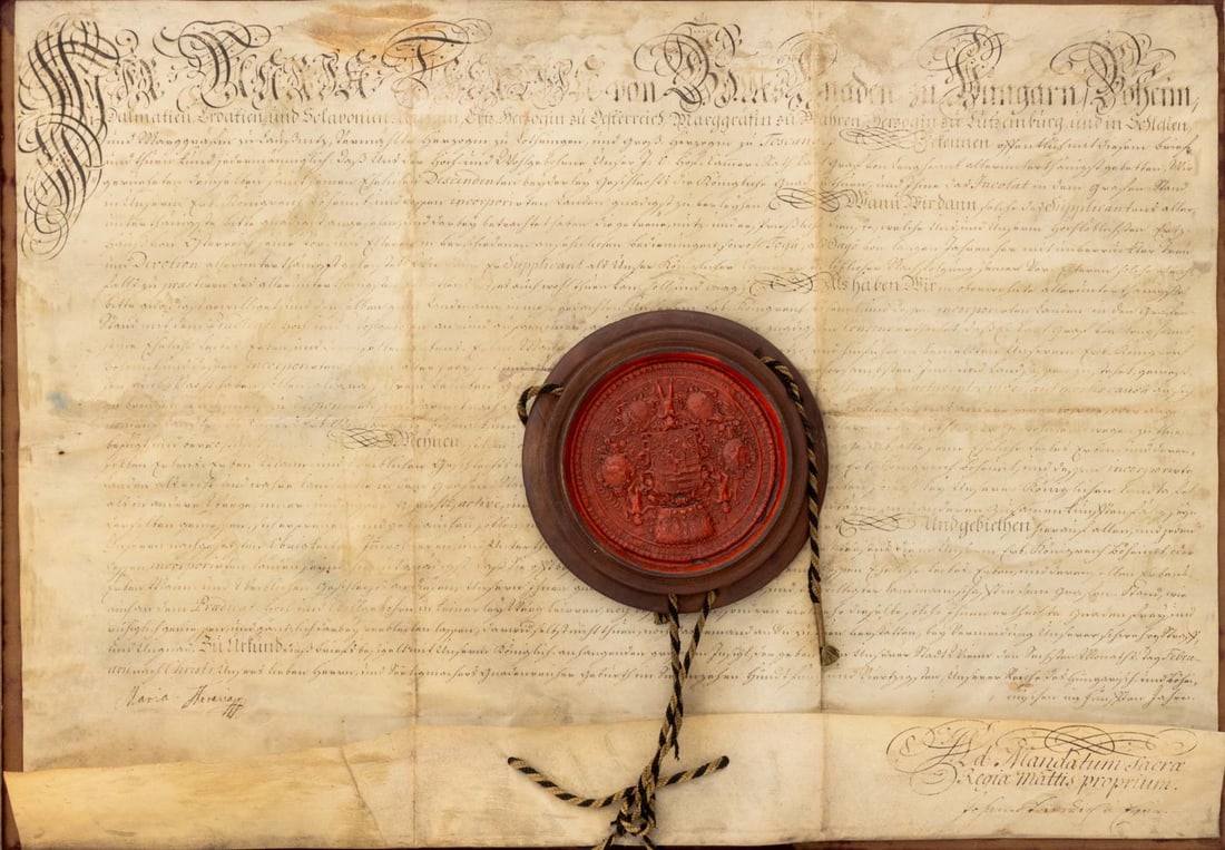 Austrian Imperial Document Facsimile - 2