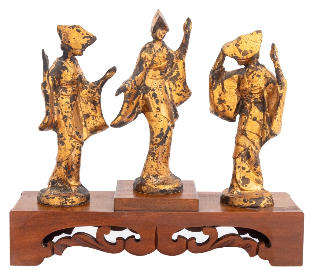 James Mont Style Gilt Metal Figural Sculptures, 3 (1 of 7)