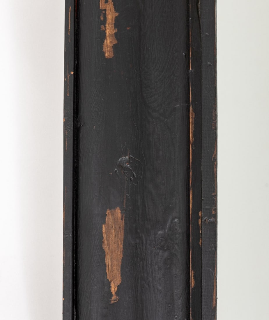 Rustic Ebonized Wood Framed Mirror - 3