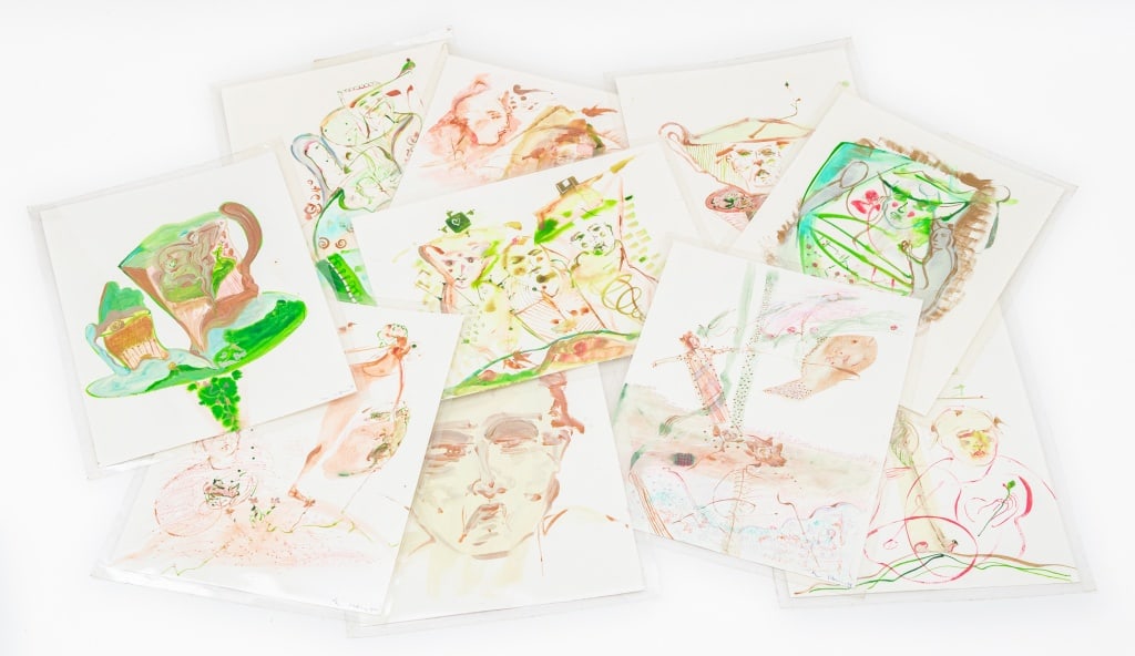 Eva Bouzard-Hui Mixed Media on Paper, 10 (1 of 14)