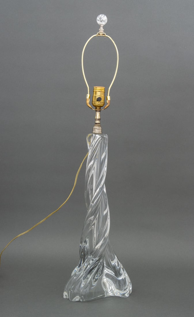 Baccarat Attr. Crystal Twisted Form Table Lamp (1 of 5)