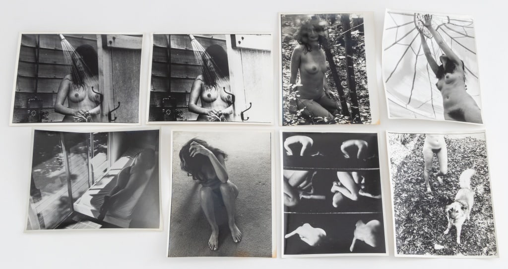 Ka-Kwong Hui Female Nude Silver Prints, 8: Ka-Kwong Hui (Chinese/American, 1922-2003), Eight Female Nude Compositions, Gelatin Silver Prints, apparently unsigned, unframed. Each: 8" H x 10" W. Provenance: Eva Bouzard-Hui artist estate. Keyword