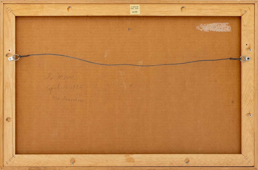 Dove Bradshaw Abstract Composition Graphite, 1990 - 4