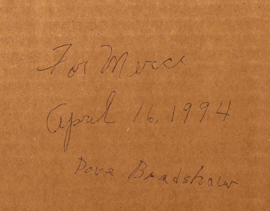 Dove Bradshaw Abstract Composition Graphite, 1990 - 5