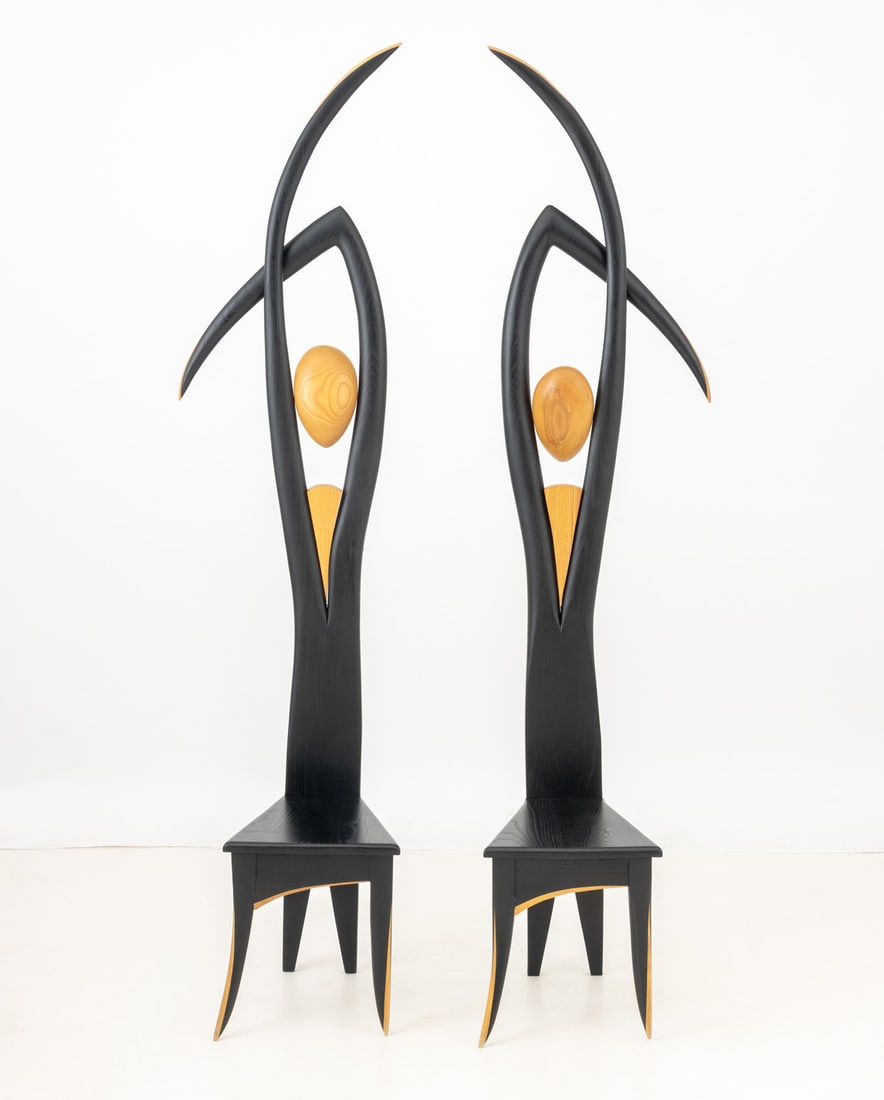 Wayne Pelham "Dancer" Figural Chairs, 2 - 2