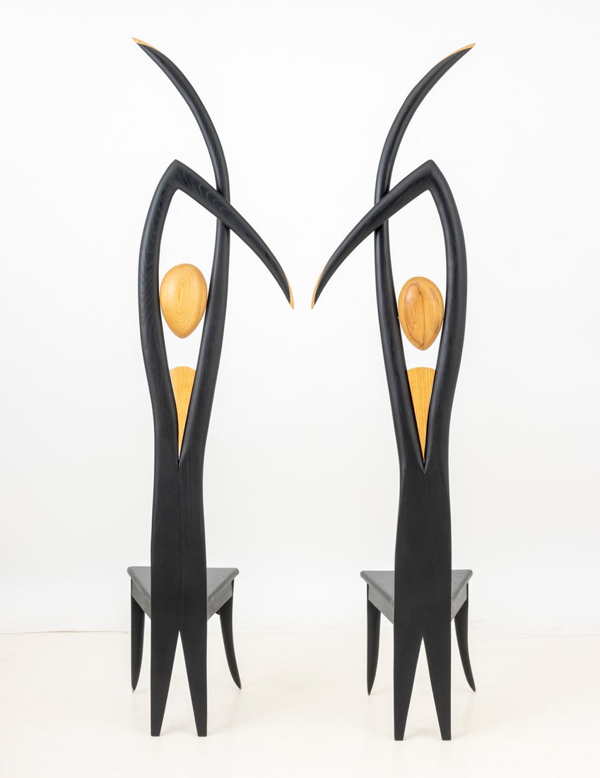 Wayne Pelham "Dancer" Figural Chairs, 2 - 8