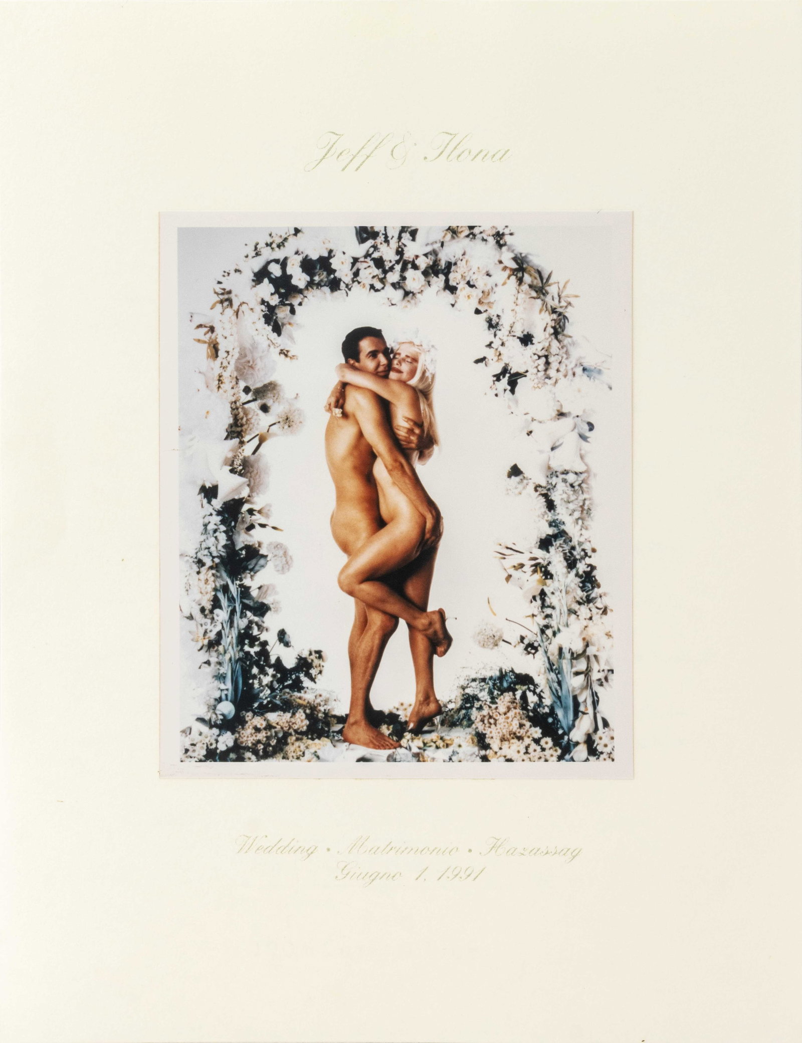 Annie Leibovitz, "Jeff & Ilona", C-Print, 1991 (1 of 14)