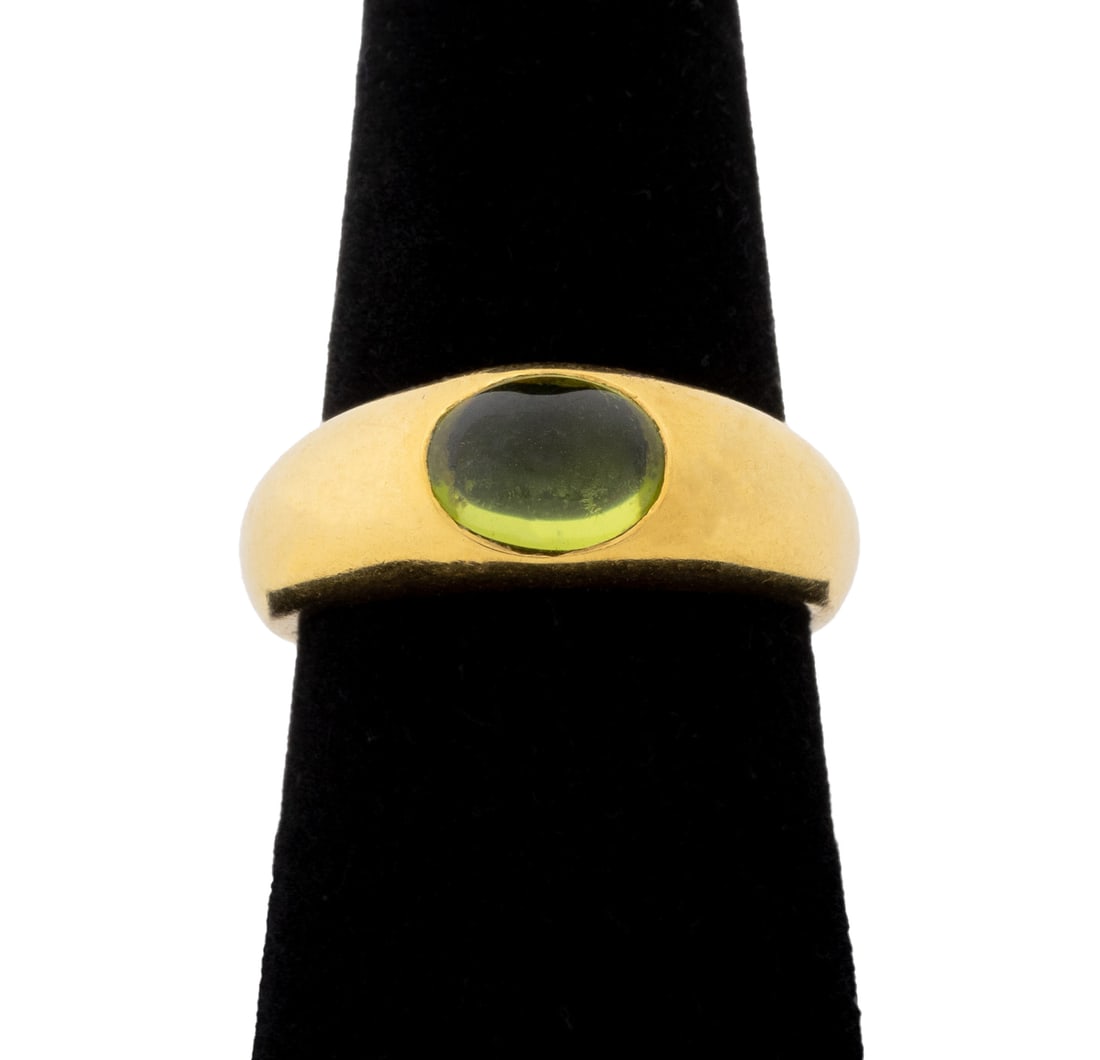 Tiffany & Co. 18K Yellow Gold Peridot Ring (1 of 9)