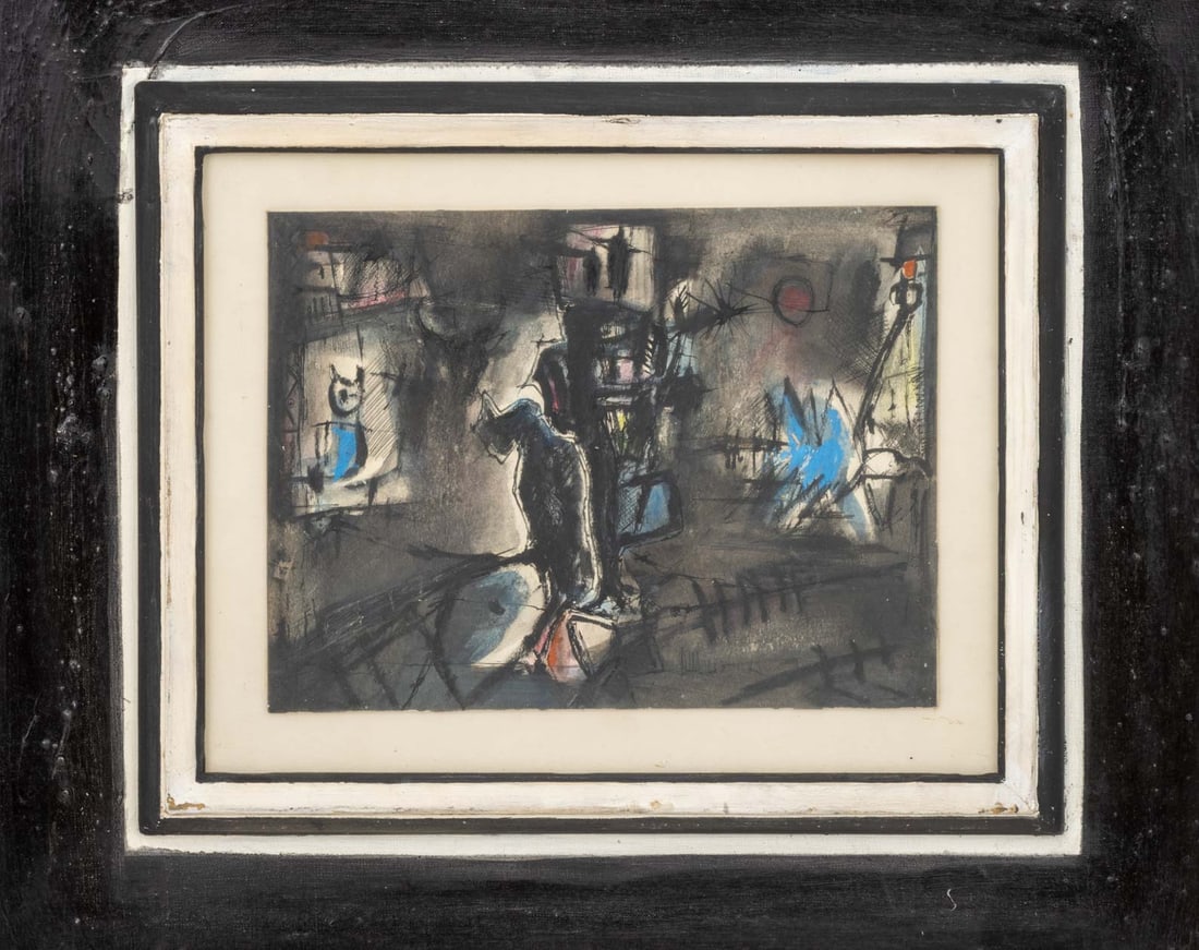 Agudelo Abstract Composition Assemblage, 1966 - 4