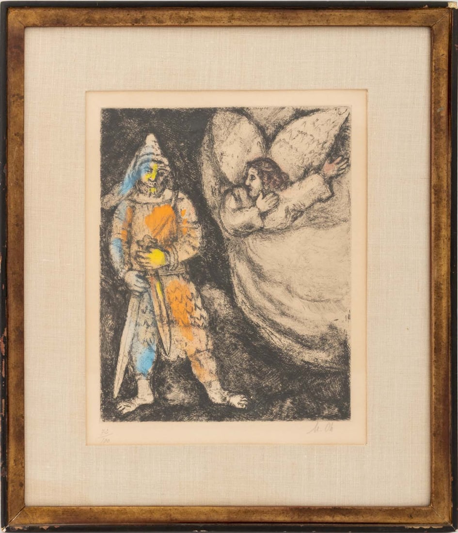 Marc Chagall "Josue Arme par l'Eternel" Etching (1 of 10)