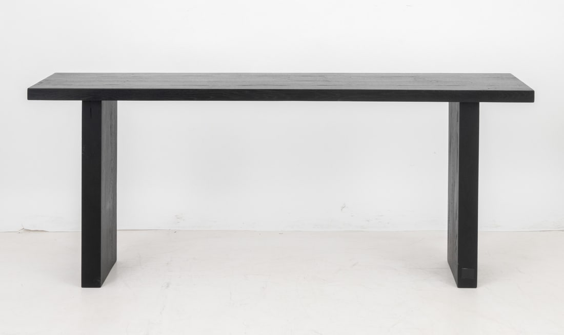 Christian Liaigre Style Ebonized Console Table - 2