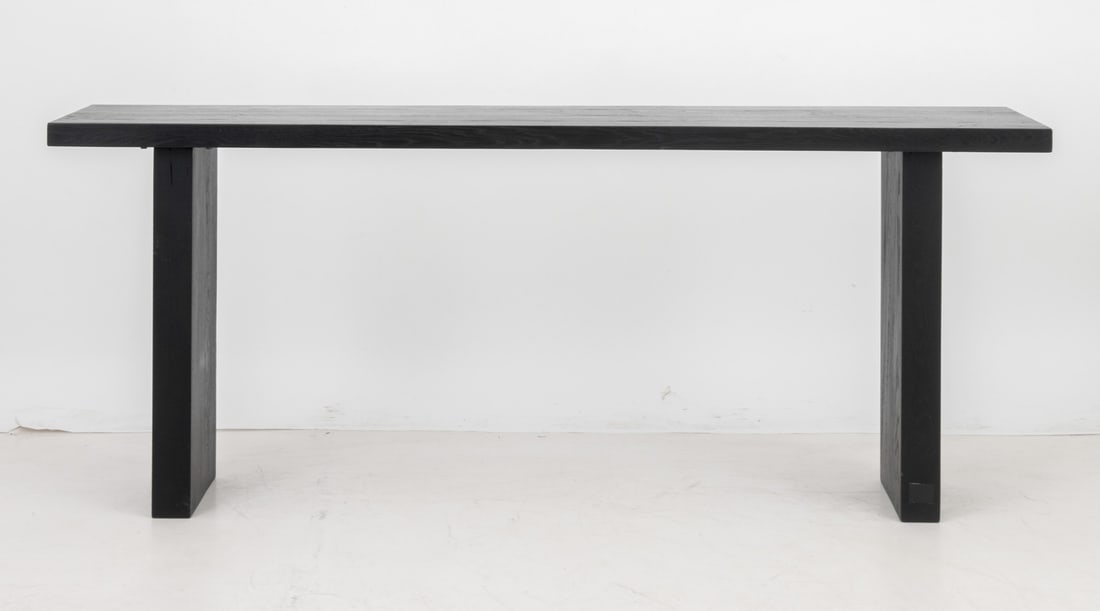 Christian Liaigre Style Ebonized Console Table - 5