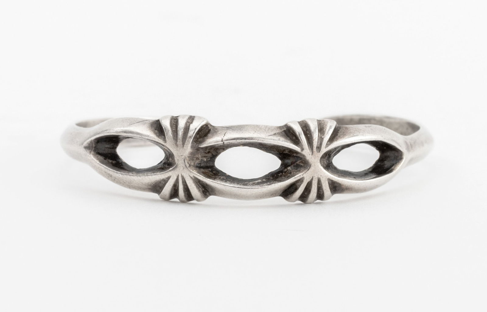 Native American Silver Turquoise Cuff Bangles, 3 - 12