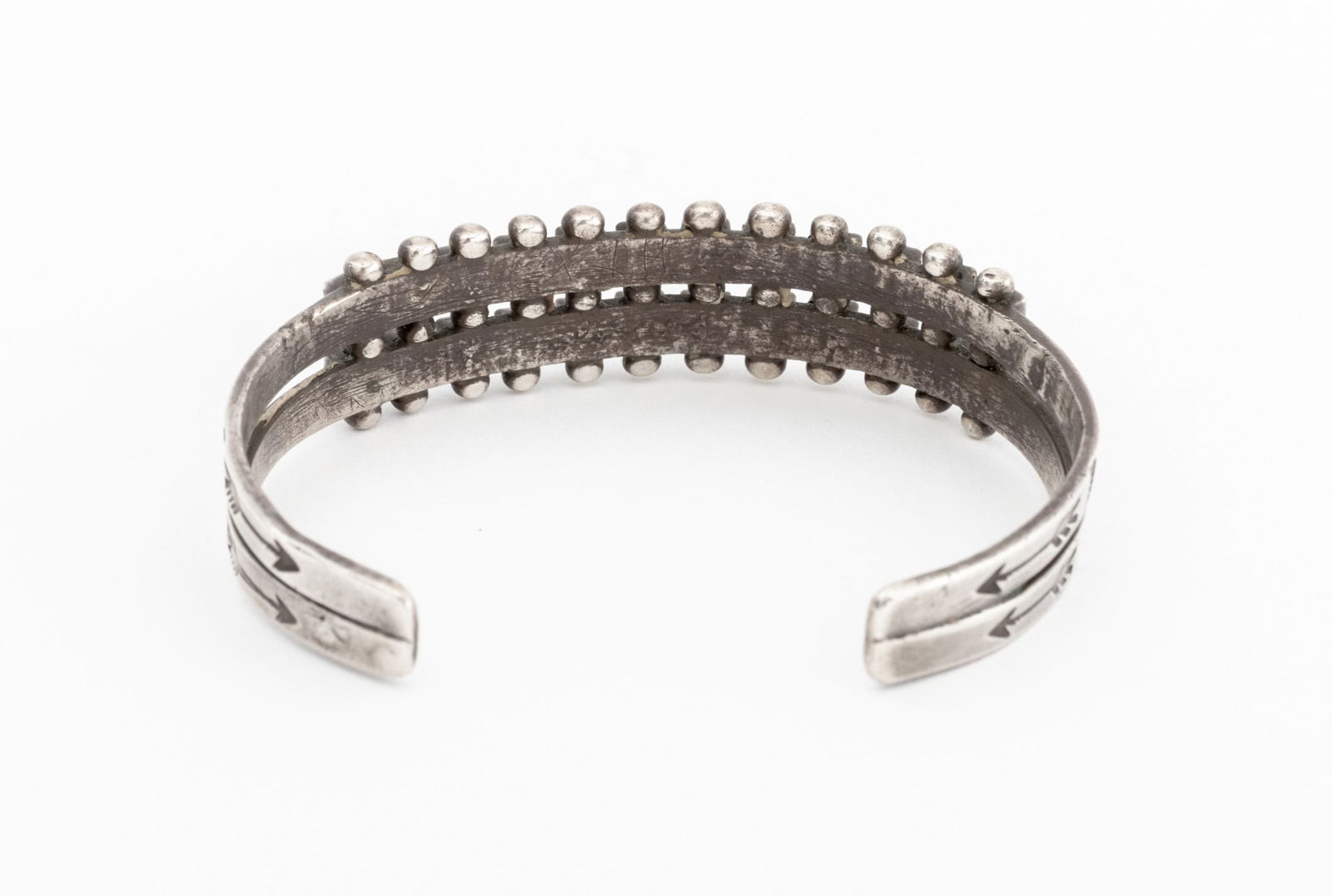 Native American Silver Turquoise Cuff Bangles, 3 - 9